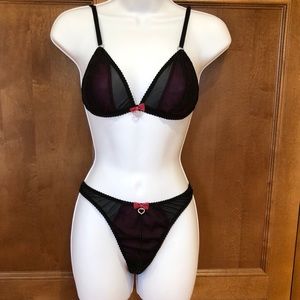 VS 2 piece bra and panty set